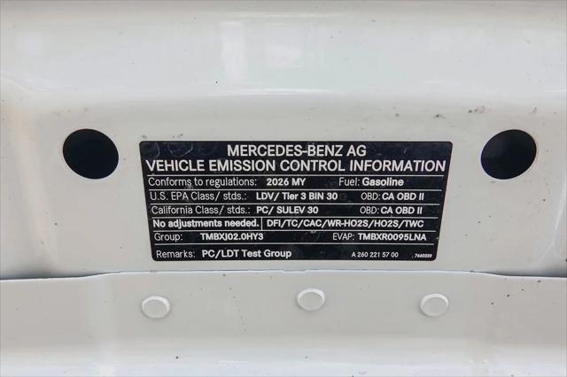2026 Mercedes-Benz GLB GLB 250