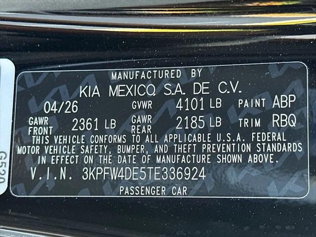 2026 Kia K4 GT-Line