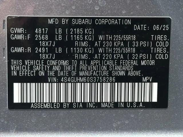 2025 Subaru Crosstrek Limited