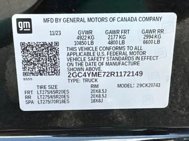 2024 Chevrolet Silverado 2500HD 4WD Crew Cab Standard Bed Custom