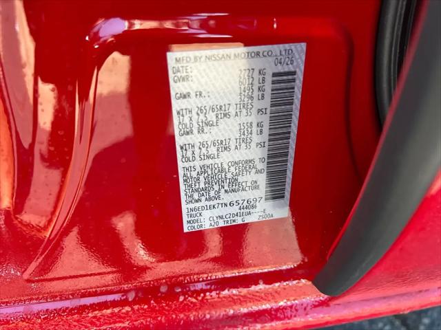 2026 Nissan Frontier Crew Cab SV 4x4