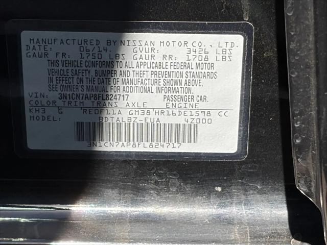 2015 Nissan Versa 1.6 SV
