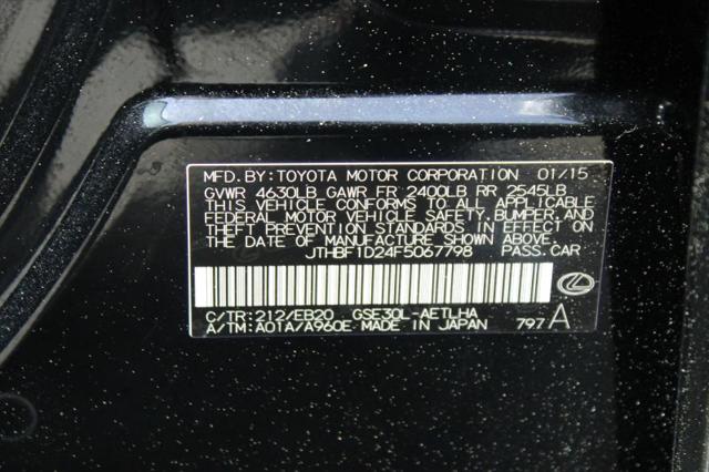 2015 Lexus IS 250 250