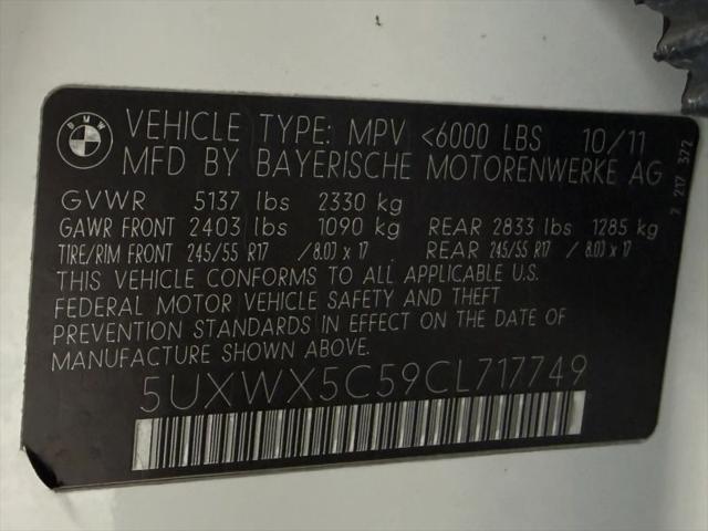2012 BMW X3 xDrive28i