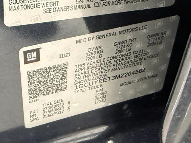 2021 Chevrolet Silverado 1500 4WD Crew Cab Short Bed RST