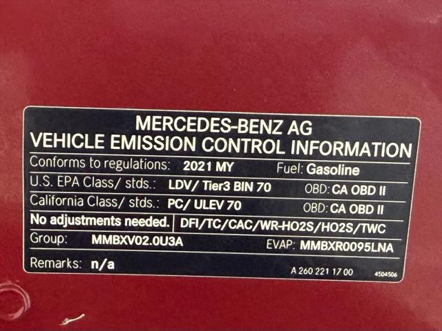 2021 Mercedes-Benz GLA-CLASS 4MATIC