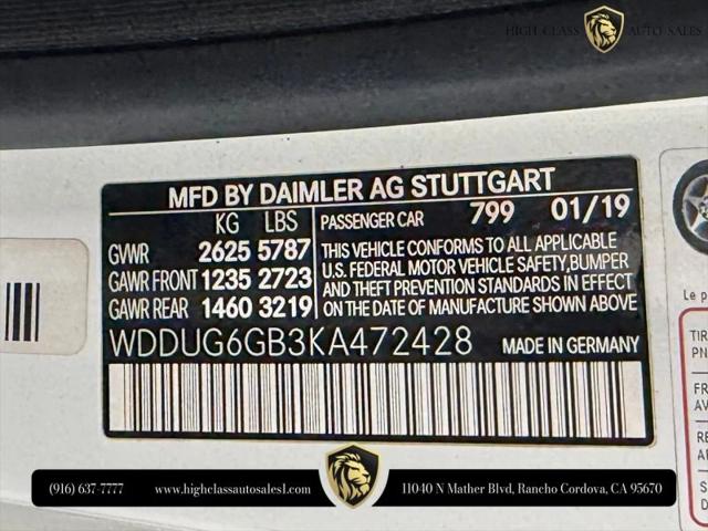 2019 Mercedes-Benz S 450 S 450