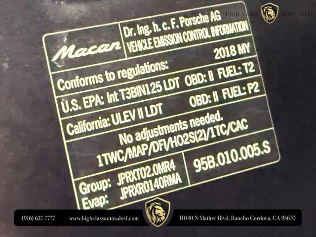 2018 Porsche Macan Base