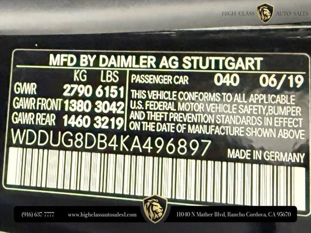 2019 Mercedes-Benz S 560 S 560