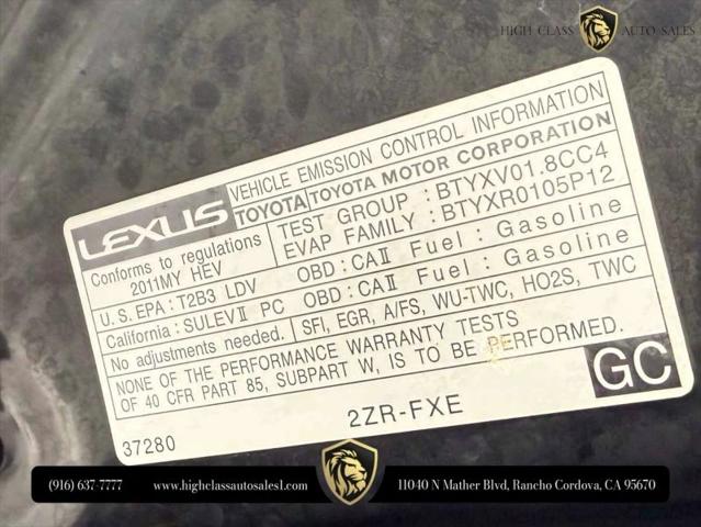2011 Lexus CT 200h Premium