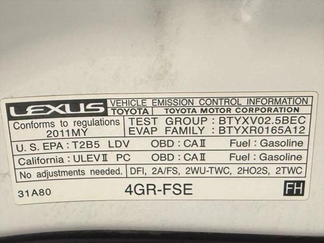 2011 Lexus IS 250 250