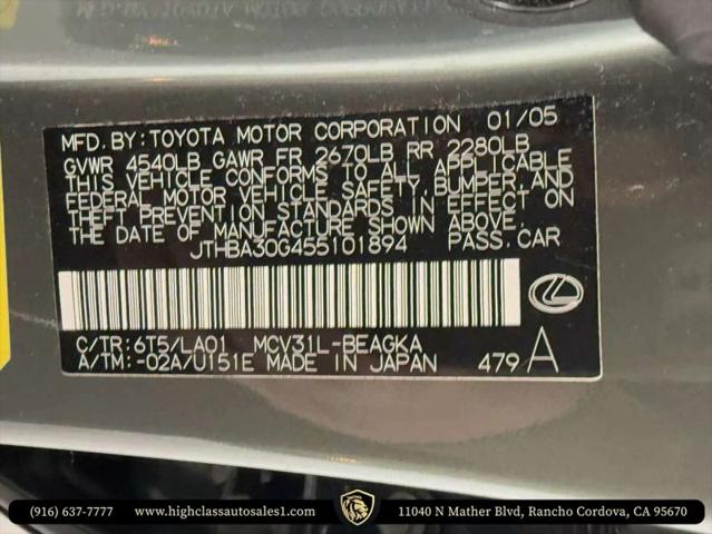 2005 Lexus ES 330 330