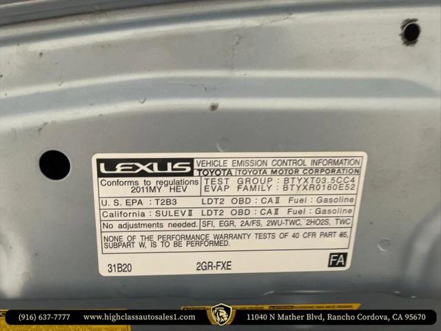2011 Lexus RX 450h 450h