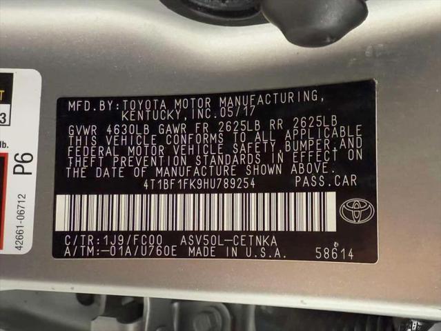 2017 Toyota Camry XLE