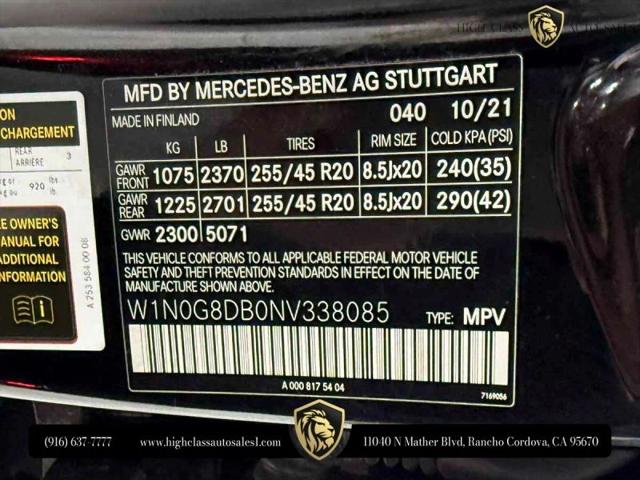 2022 Mercedes-Benz GLC SUV