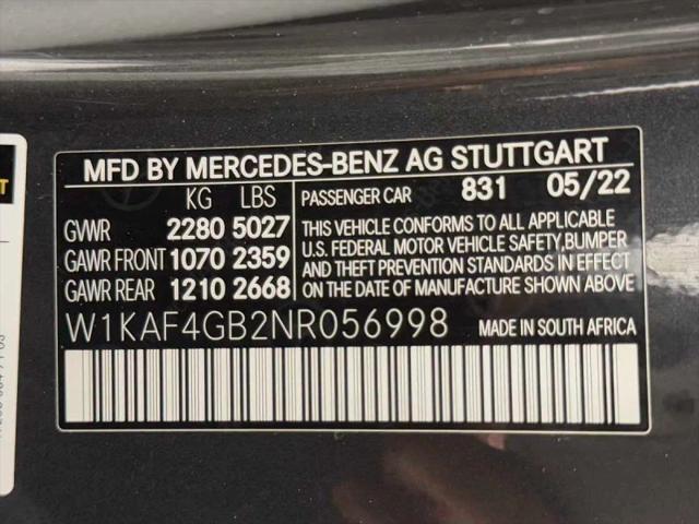 2022 Mercedes-Benz C-CLASS C 300 Sedan