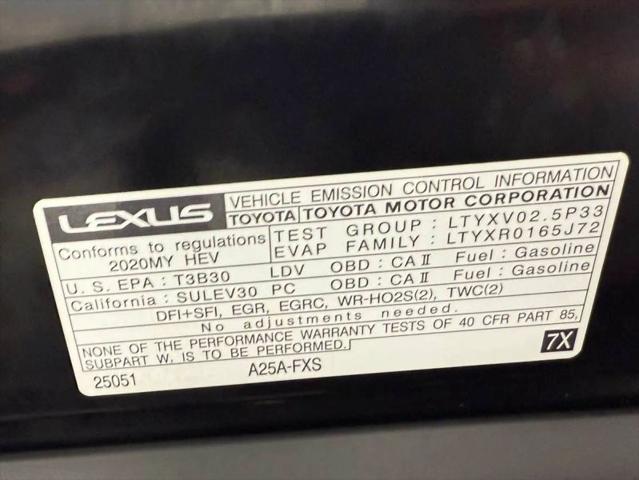 2020 Lexus ES 300h 300h