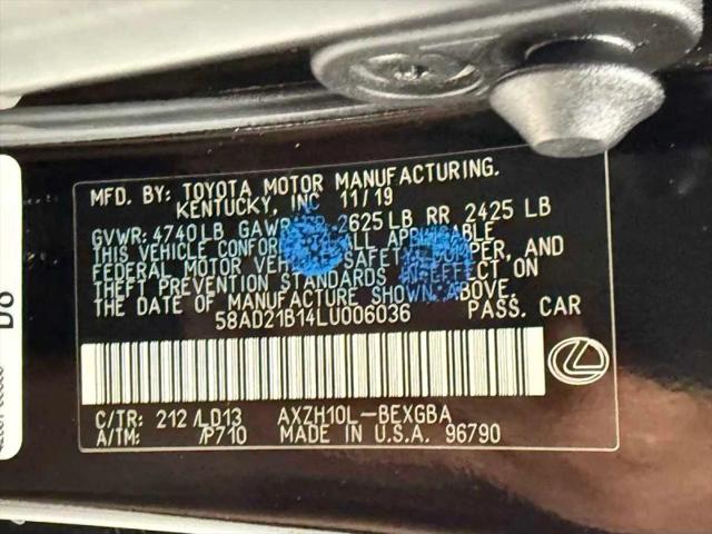 2020 Lexus ES 300h 300h