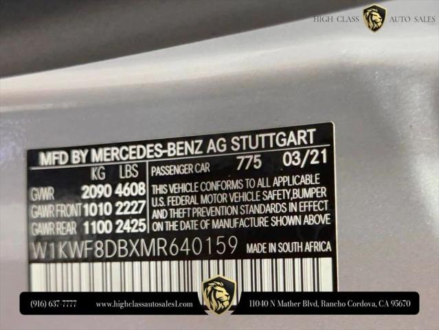 2021 Mercedes-Benz C-CLASS C 300 Sedan