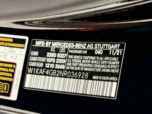 2022 Mercedes-Benz C-CLASS C 300 Sedan
