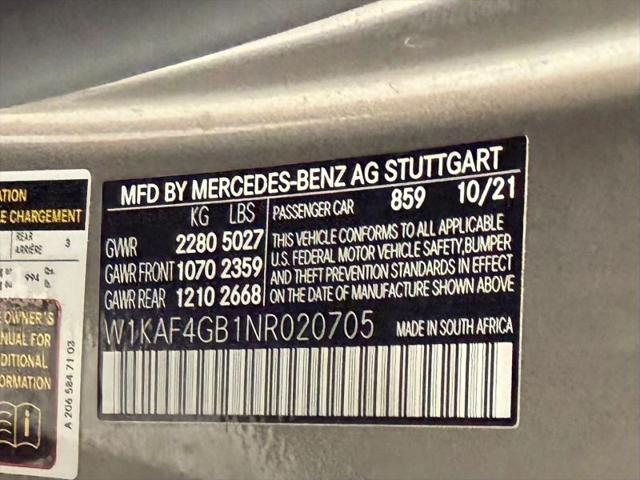 2022 Mercedes-Benz C-CLASS C 300 Sedan