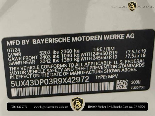 2024 BMW X3 sDrive30i