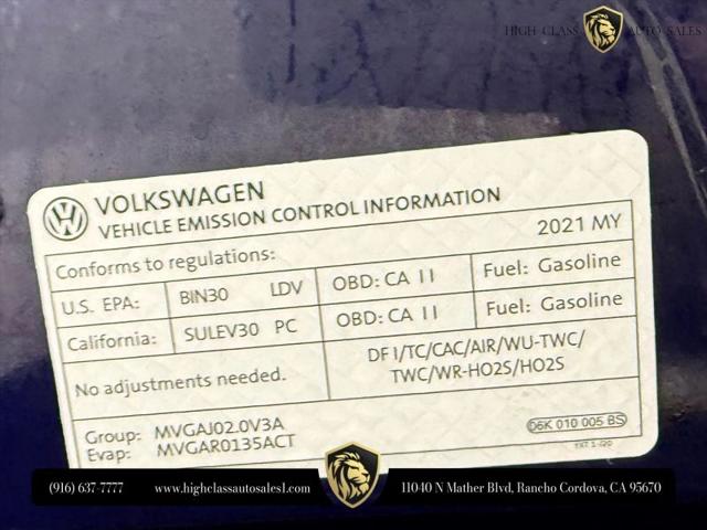 2021 Volkswagen Tiguan 2.0T SE