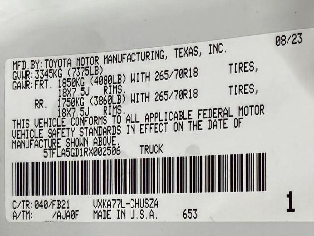 2024 Toyota Tundra SR5