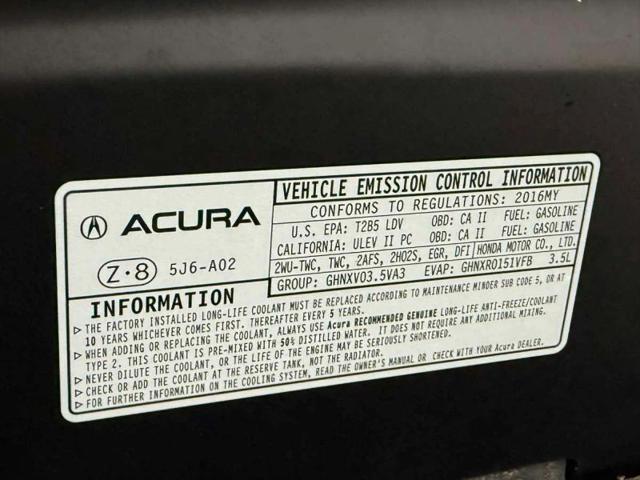 2016 Acura MDX Advance Package