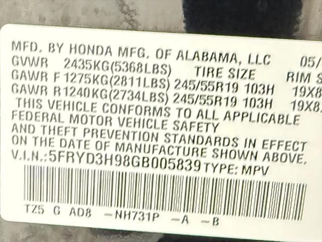 2016 Acura MDX Advance Package