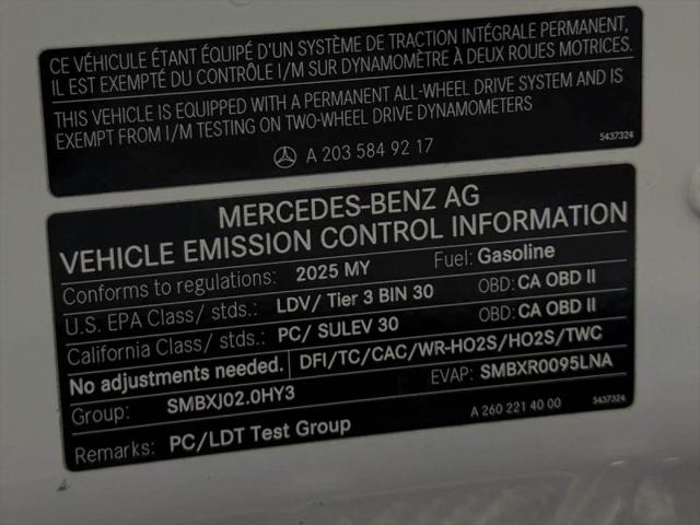 2025 Mercedes-Benz CLA 250 4MATIC