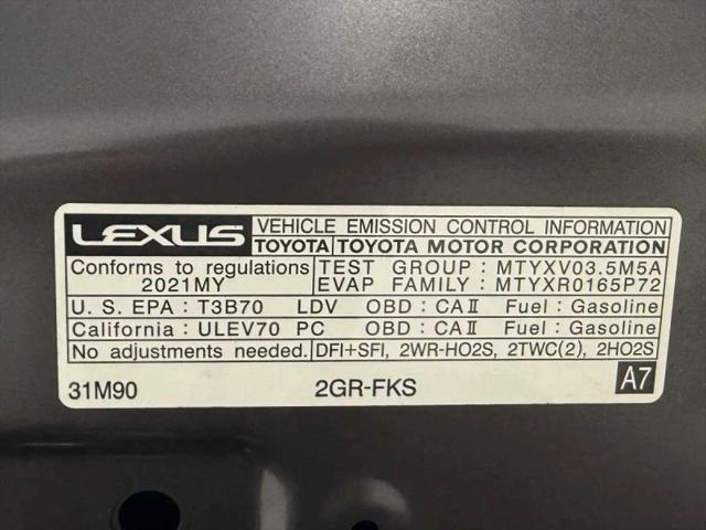 2021 Lexus IS 350 F SPORT