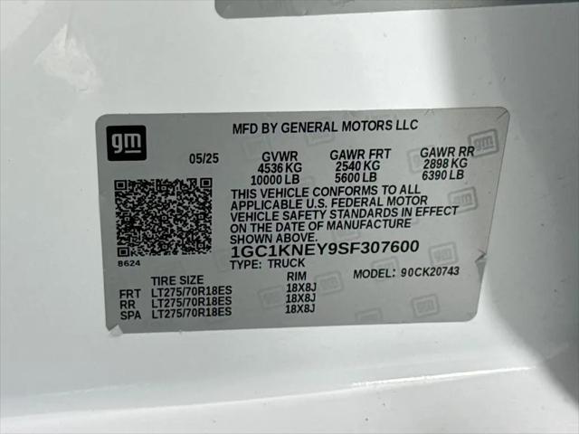 2025 Chevrolet Silverado 2500HD 4WD Crew Cab Standard Bed LT