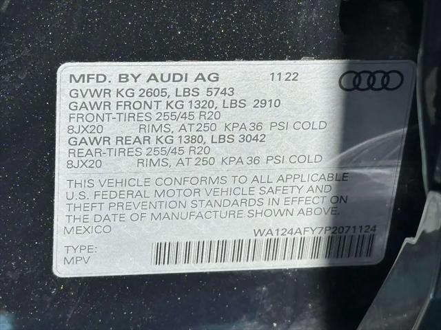 2023 Audi SQ5 Sportback Premium Plus TFSI quattro Tiptronic