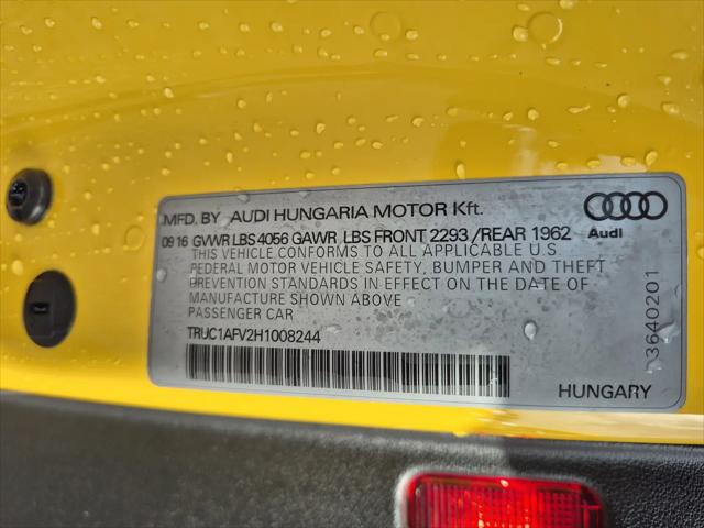2017 Audi TTS 2.0T
