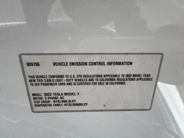 2022 Tesla Model Y Long Range Dual Motor All-Wheel Drive