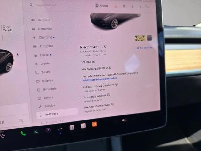 2022 Tesla Model 3 Long Range Dual Motor All-Wheel Drive