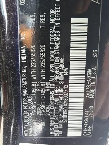 2021 Toyota Highlander Hybrid Platinum