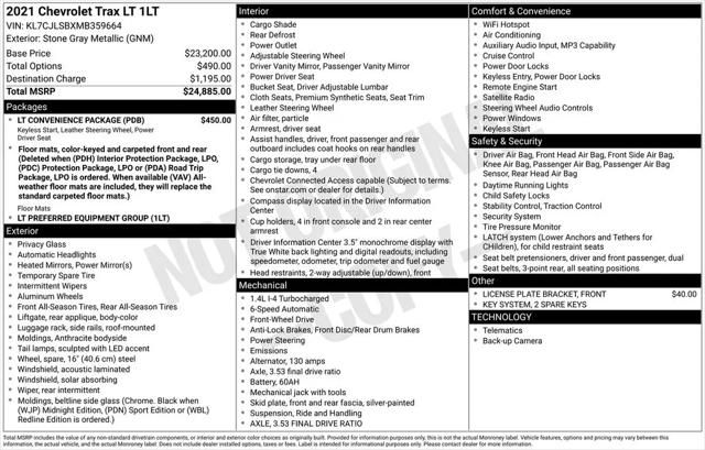 2021 Chevrolet Trax FWD LT