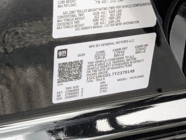 2026 Chevrolet Silverado 1500 4WD Crew Cab Short Bed LTZ