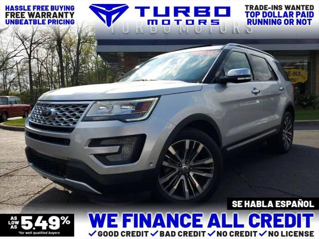 2016 Ford Explorer Platinum for sale in Taylor, MI