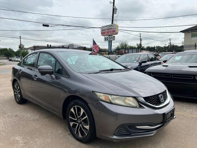 2015 Honda Civic EX for sale in Houston, TX