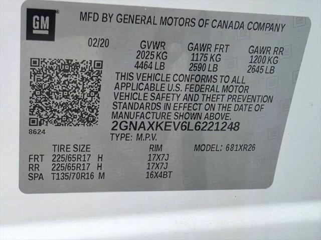 2020 Chevrolet Equinox FWD LT 1.5L Turbo