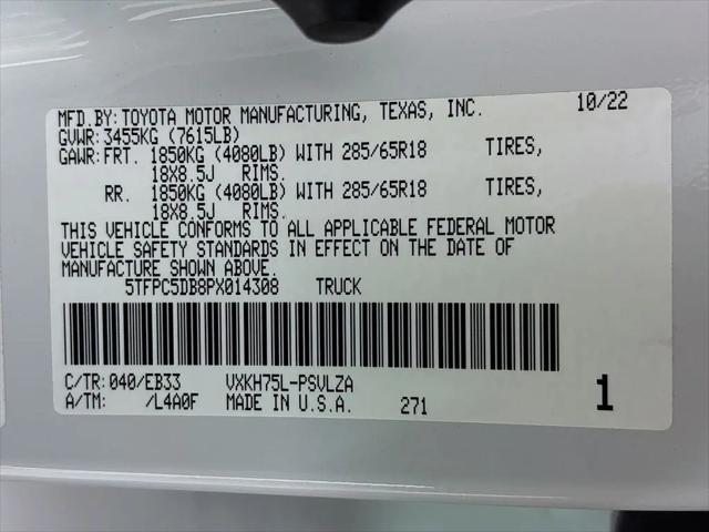 2023 Toyota Tundra TRD Pro