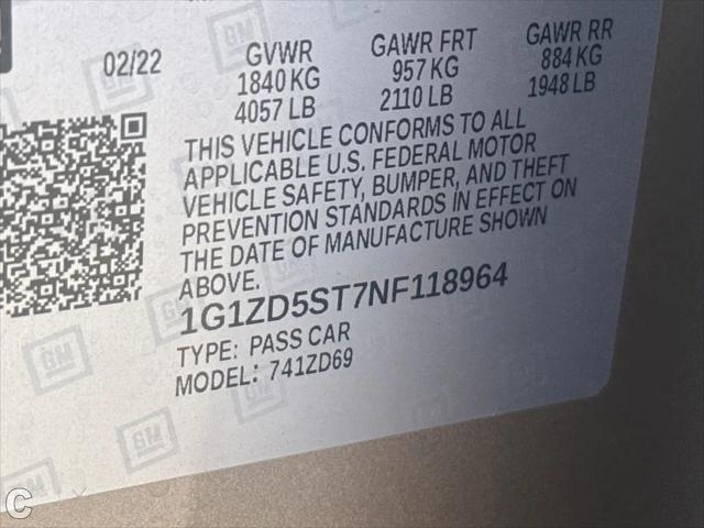 2022 Chevrolet Malibu FWD LT