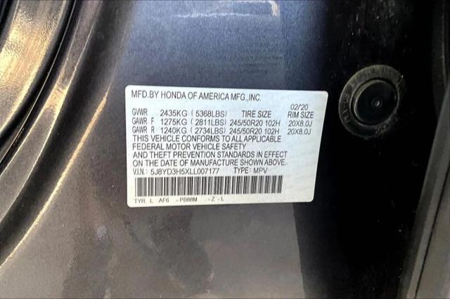 2020 Acura MDX Technology Package