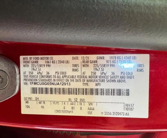 2022 Ford Escape SE