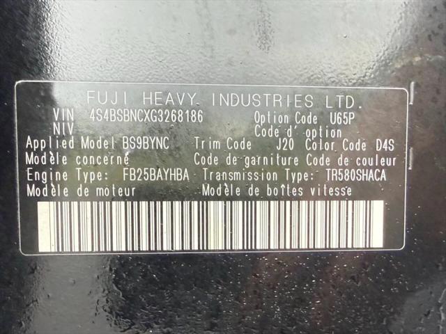 2016 Subaru Outback 2.5i Limited