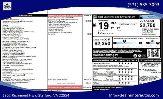 2016 Kia Sedona SX Luxury for sale in Stafford, VA