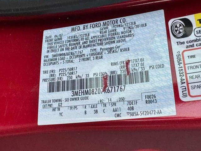 2007 Mercury Milan I4 Premier
